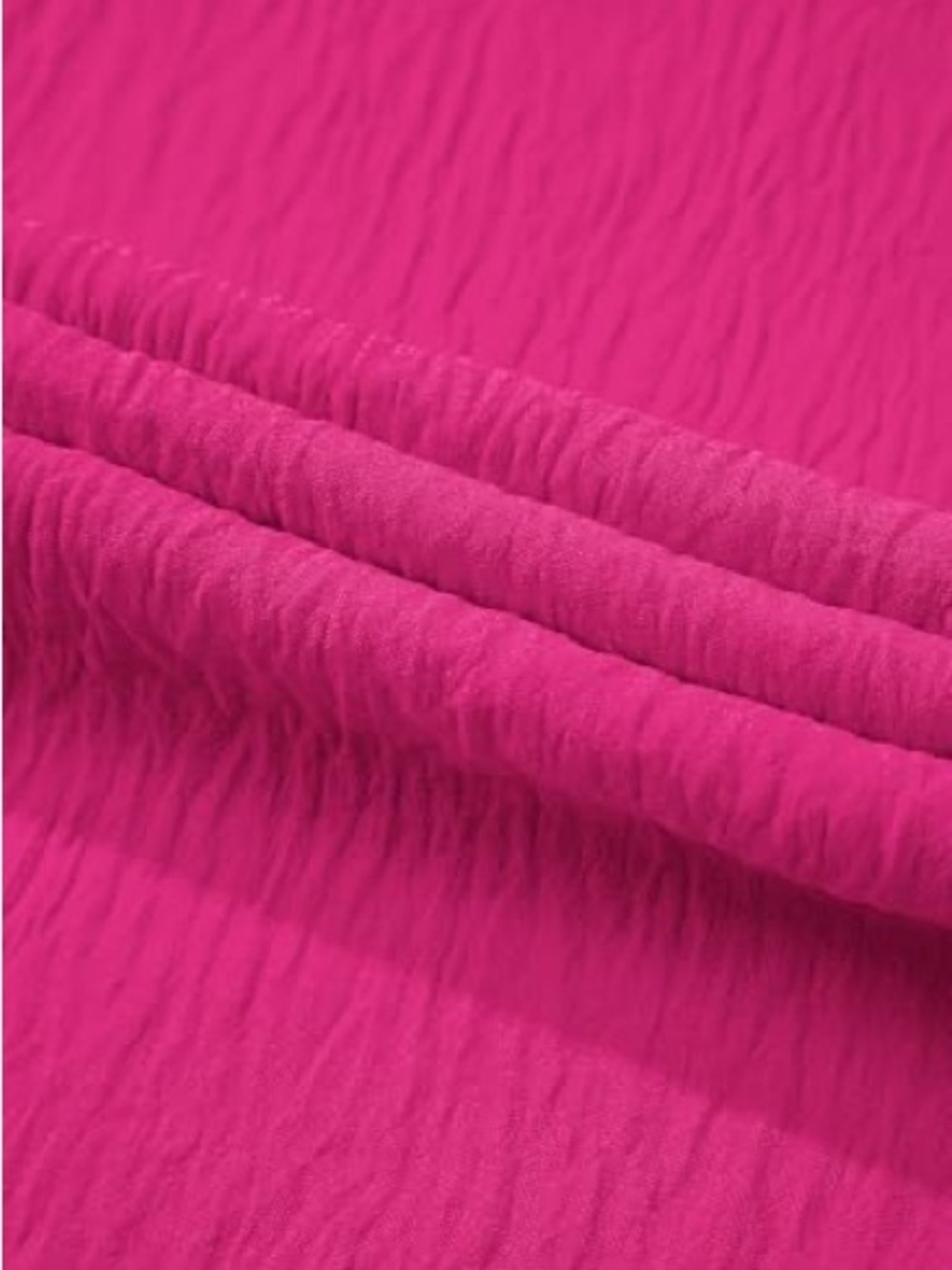 Women’s Wide-Leg Jumpsuit in Fuchsia Pink - Picture 4 of 7